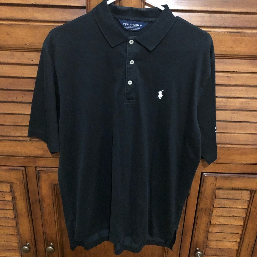 Polo Golf Ralph Lauren ▪️Black▪️Short Sleeve Knit Shirt -Size Medium